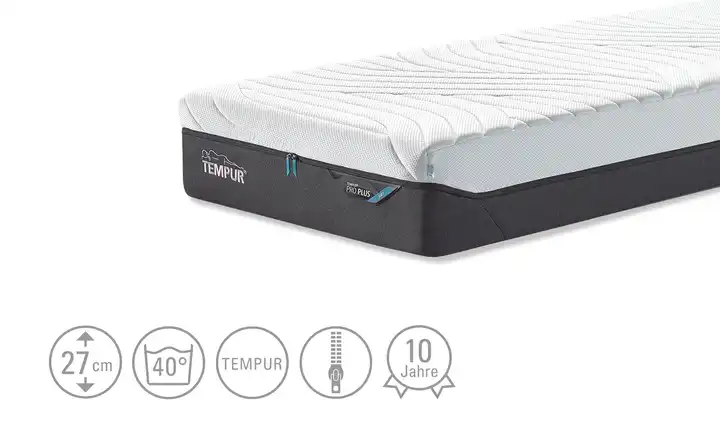 TEMPURViscoschaummatratze Soft Pro Plus CoolQuilt Valentinstagsangebot
