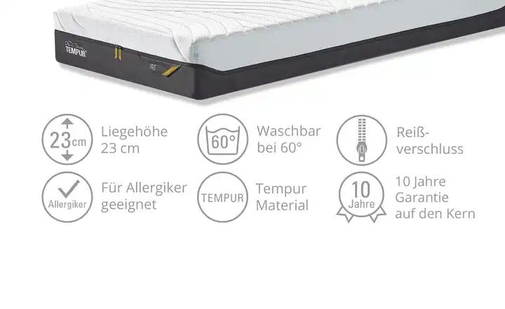 TEMPURViscoschaummatratze Medium Firm Pro CoolQuilt