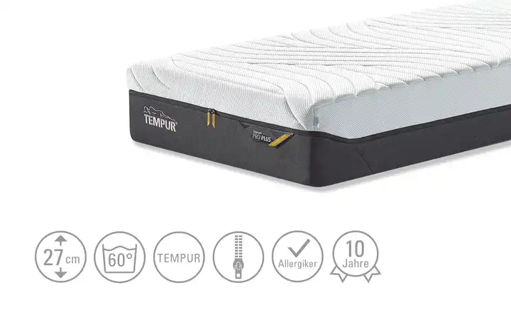 TEMPURViscoschaummatratze Medium Firm Pro Plus CoolQuilt Große Rabatte