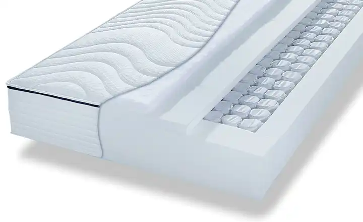 IRISETTE7-Zonen Tonnentaschenfederkern-Matratze Irisette Fehmarn TFK 500 Super Sparpreis