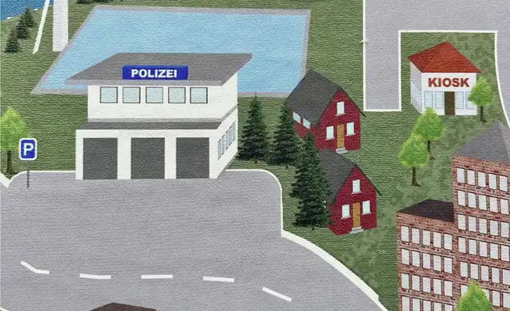 Straße Spielteppich Letzte 3 Tage