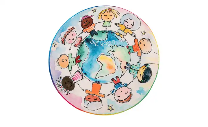 Kinderteppich World Letzter Tag