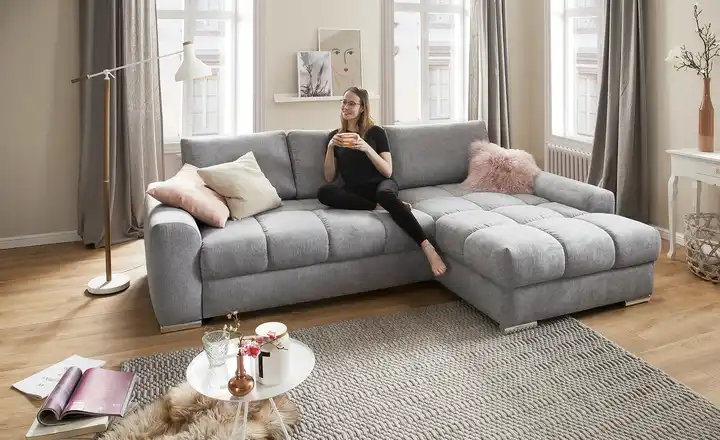 bobbEcksofa mit praktischem Stauraum Soumia Nur noch ein Tag übrig