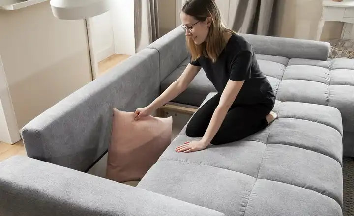 bobbEcksofa mit praktischem Stauraum Soumia Nur noch ein Tag übrig