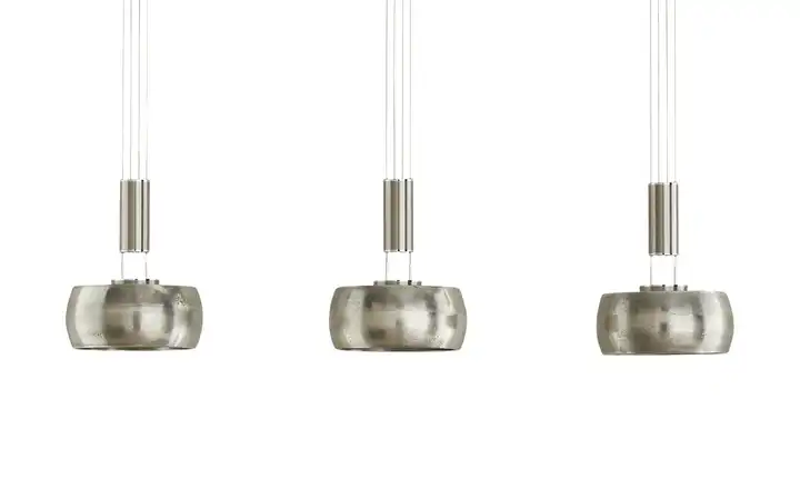 Fischer-HonselLED-Pendelleuchte, 3-flammig, Schirme Nickel-matt antik Sonderangebote