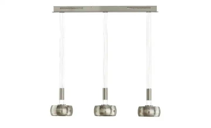 Fischer-HonselLED-Pendelleuchte, 3-flammig, Schirme Nickel-matt antik Sonderangebote