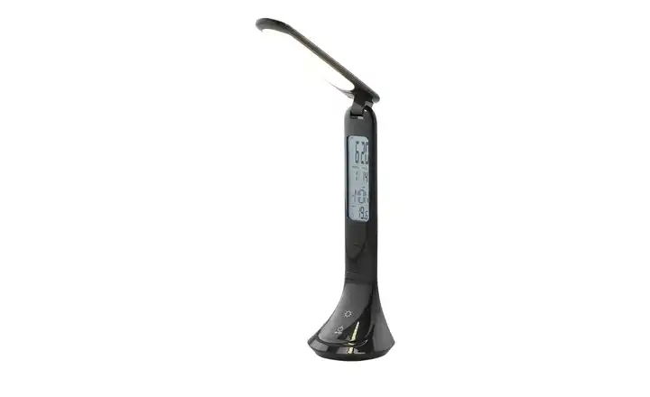 KHGMobile-Tischleuchte, schwarz mit Display Sonderangebot der Fabrik