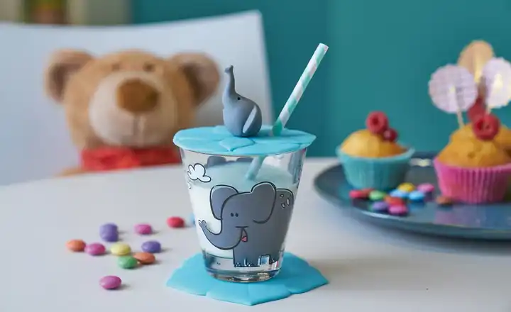 LEONARDOKinder Trink - Set 9-tlg. Löwe / Krokodil / Elefant Bambini Blitzverkäufe