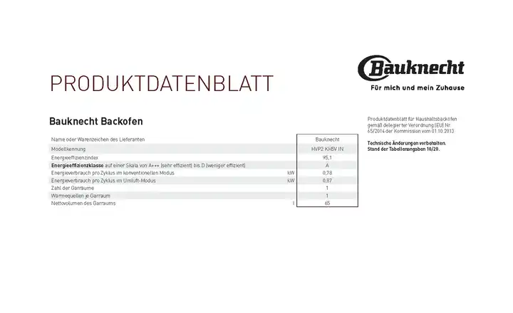 BauknechtEinbau-Herdset HEKO H200 Großer Ausverkauf