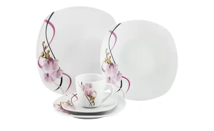 KHGKombiservice, 30-teilig Orchidee Super Rabatt