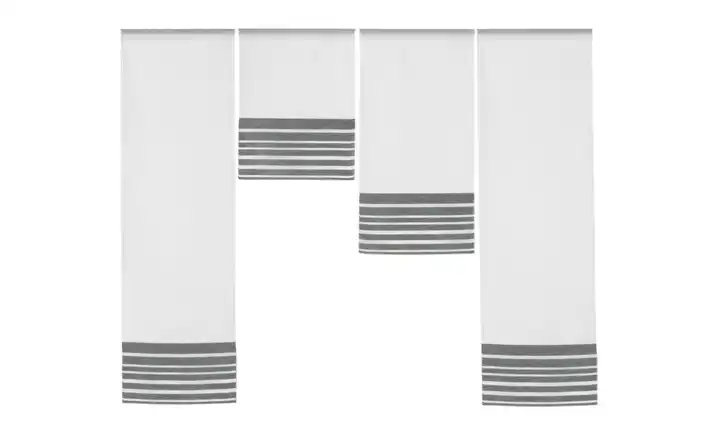 4er-Set Miniflächen Vorhang Super Rabatt