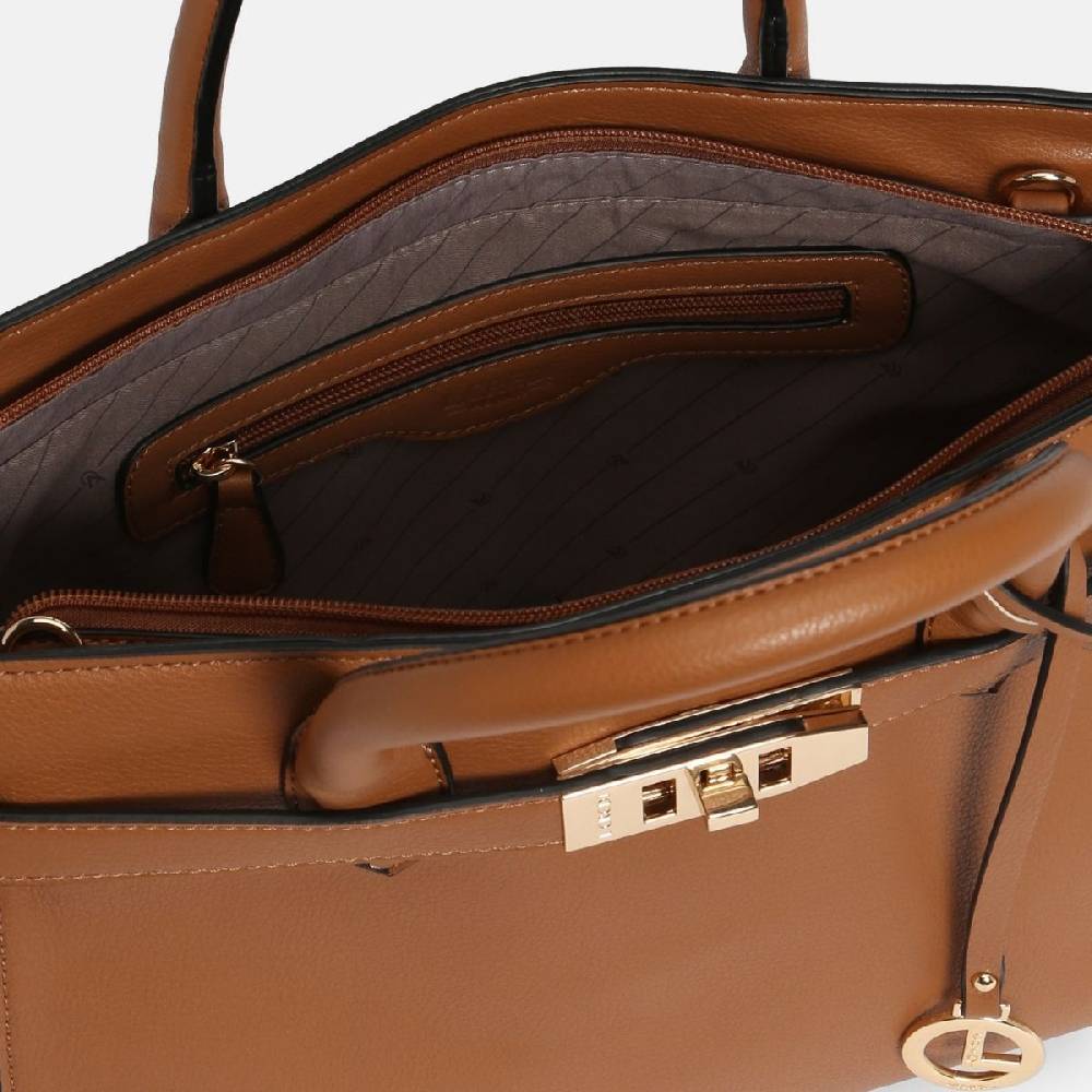L. Credi Konstanze Henkeltasche cognac Rabatt