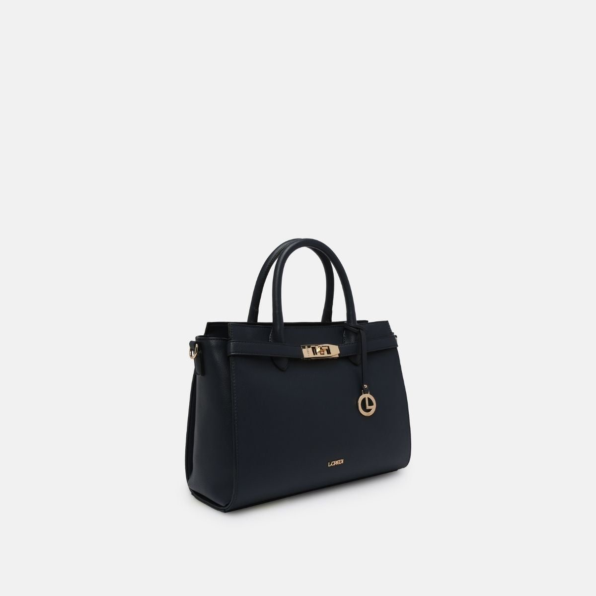 L. Credi Konstanze Henkeltasche marine Preisnachlass