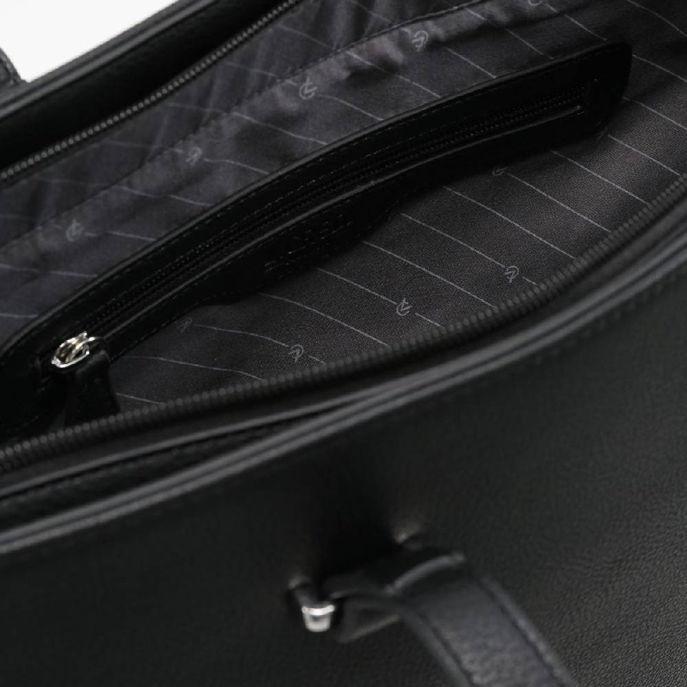 L. Credi Filippa Shopper schwarz Saisonschlussverkauf