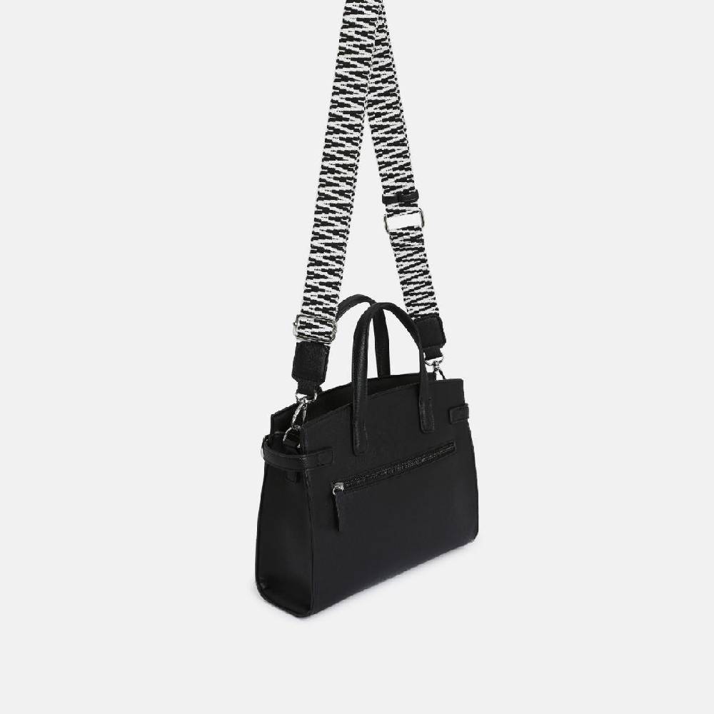 L. Credi Isante Henkeltasche schwarz Valentinstagsangebot