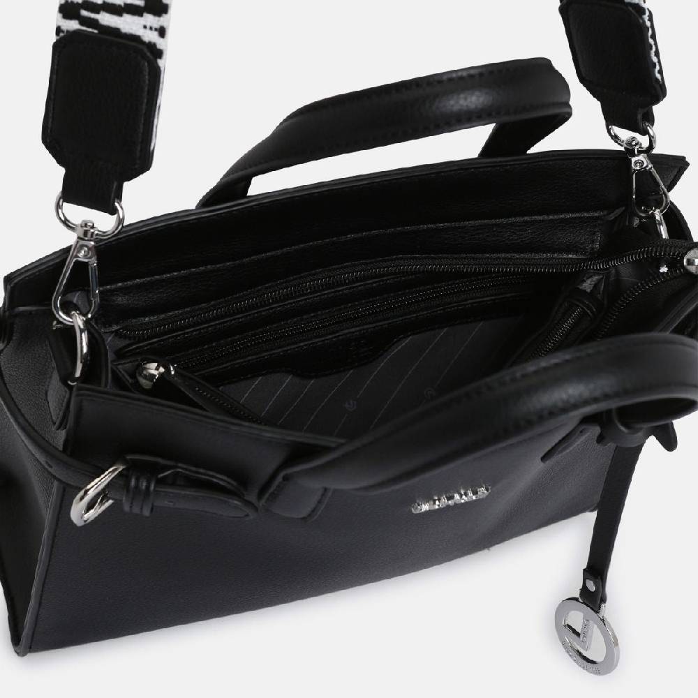 L. Credi Isante Henkeltasche schwarz Valentinstagsangebot