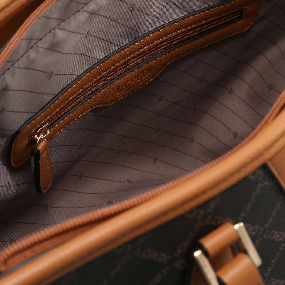 L. Credi Filiberta Shopper braun Top Angebot