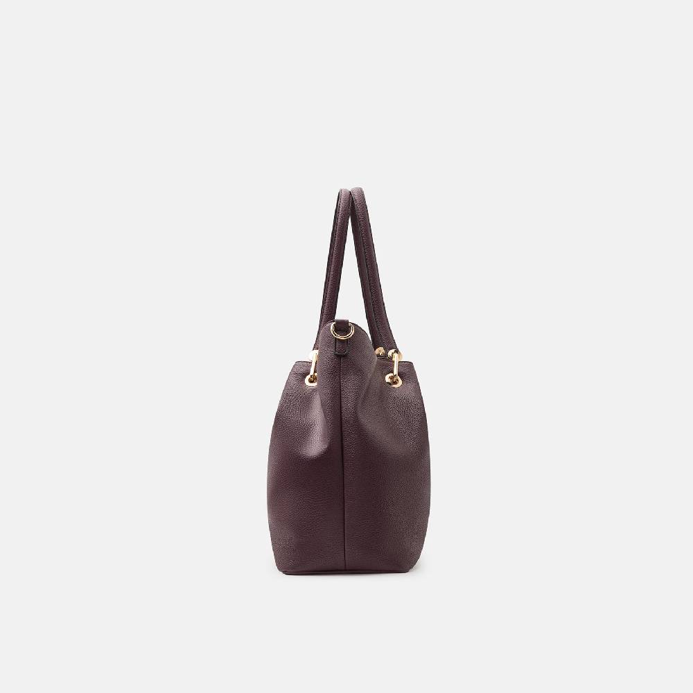 L. Credi Ebony Shopper dark plum Neueste Mode