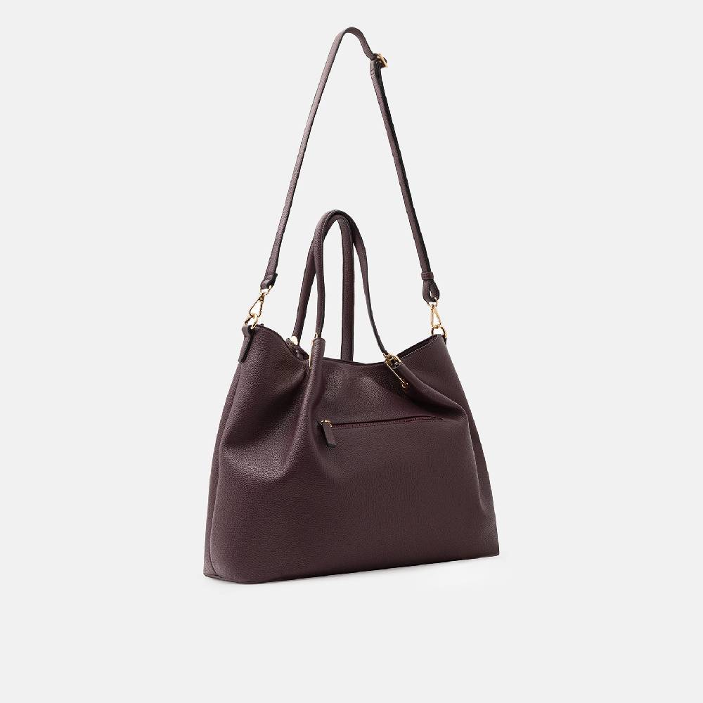 L. Credi Ebony Shopper dark plum Neueste Mode