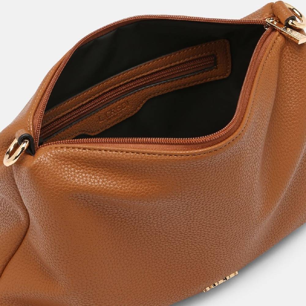 L. Credi Ella Umhängetasche cognac Zeitlich begrenztes Angebot