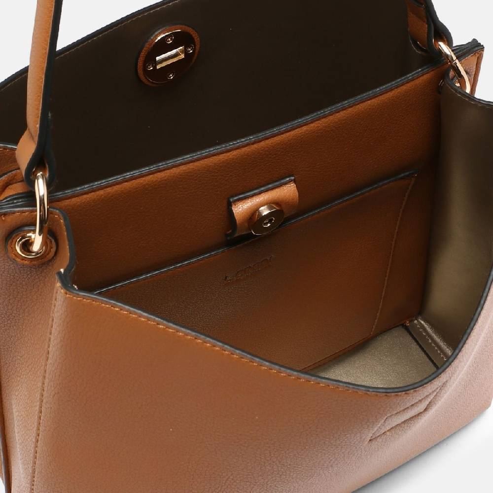 L. Credi Filippa Hobo cognac Kostenlose Rückgabe