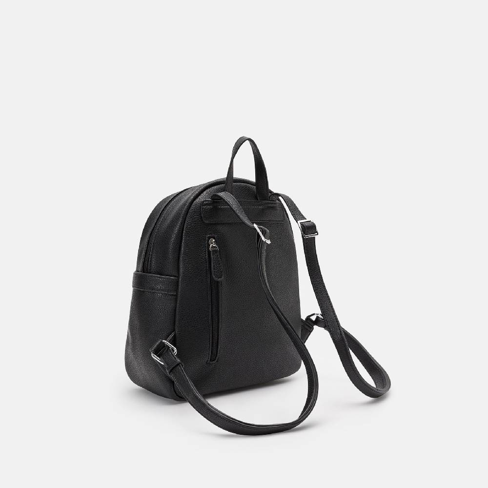 L. Credi Najuka Rucksack schwarz Bis zu 65% Rabatt