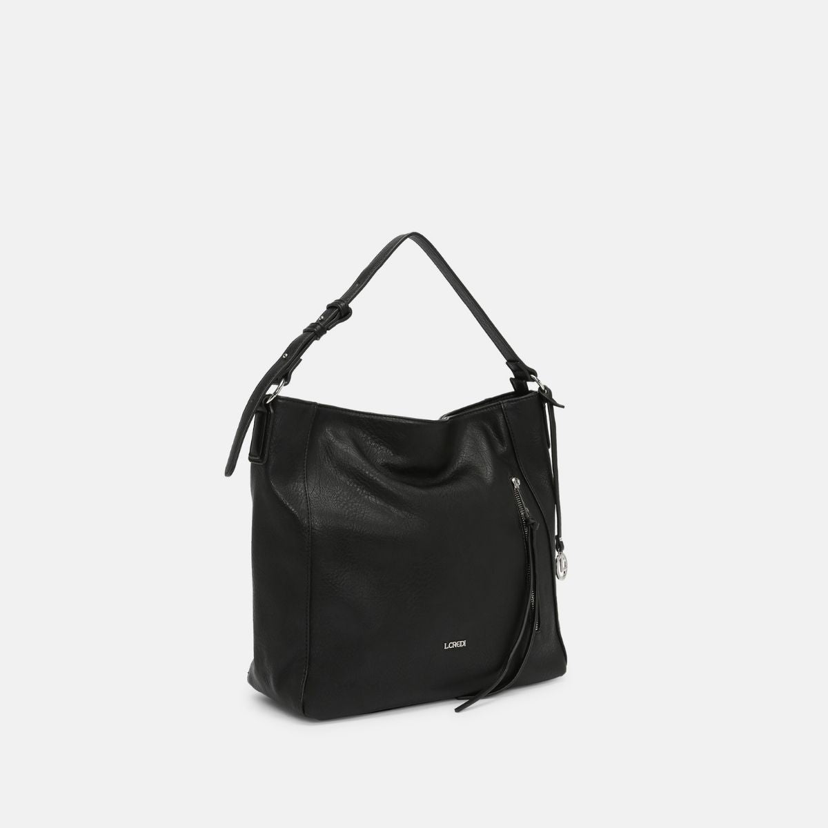 L. Credi Jana Hobo schwarz Black Friday Preise
