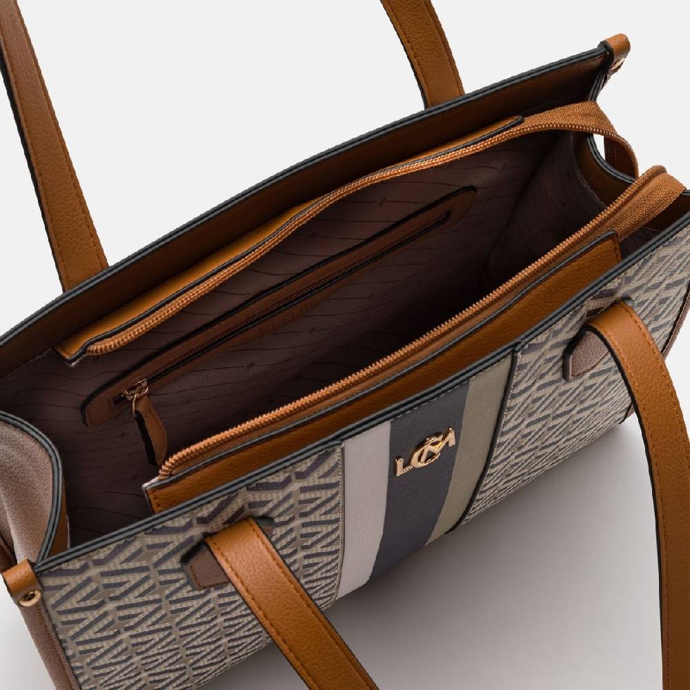 L. Credi Melina Shopper beige multi Angebote