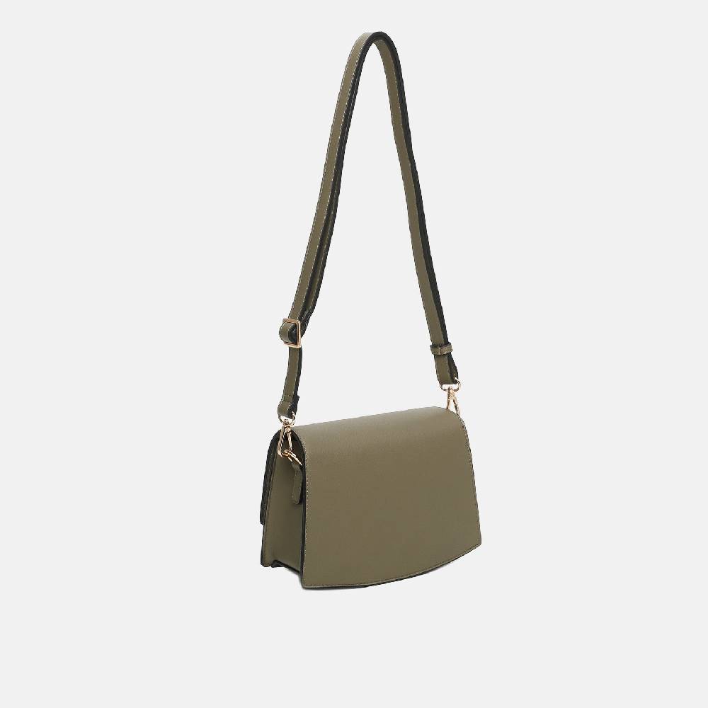 L. Credi Lauretta Umhängetasche khaki Begrenztes Angebot