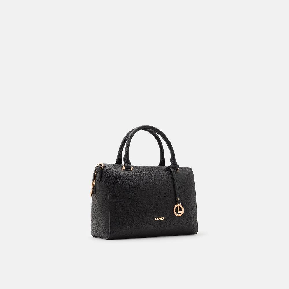 L. Credi Nura Henkeltasche schwarz Lagerräumung