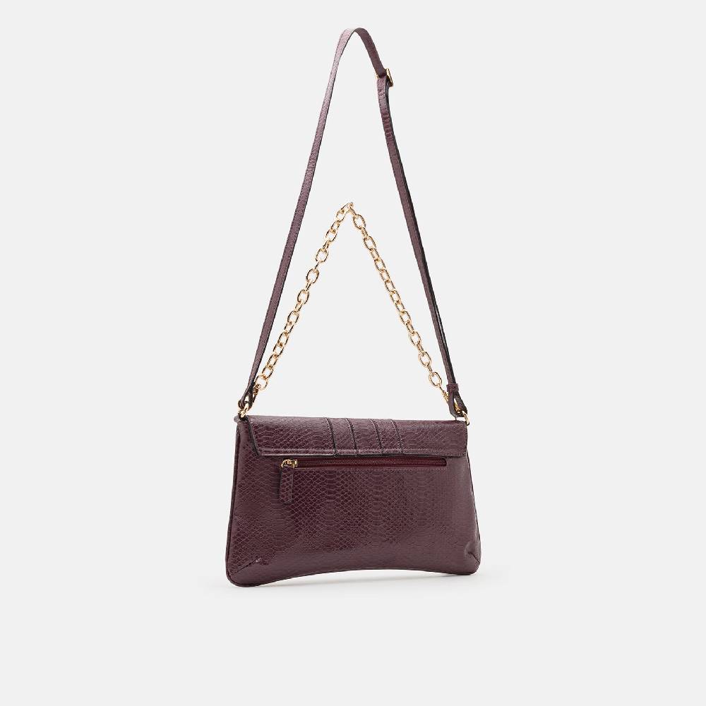 L. Credi Nuria Umhängetasche plum Heißer Verkauf