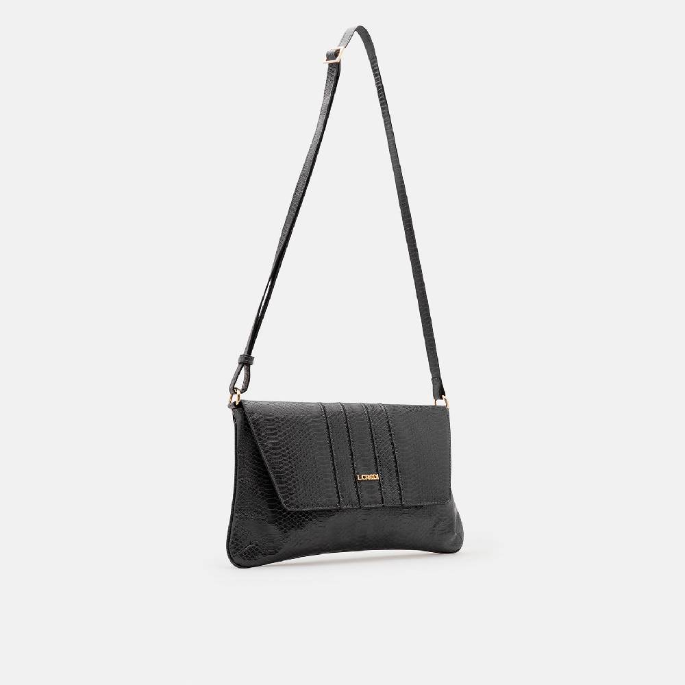L. Credi Nuria Umhängetasche schwarz Top Angebot