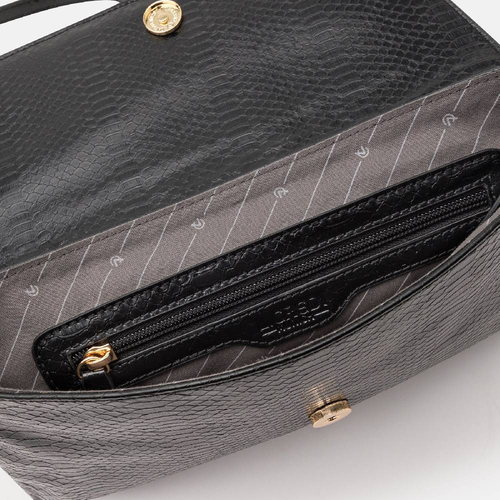 L. Credi Nuria Umhängetasche schwarz Top Angebot