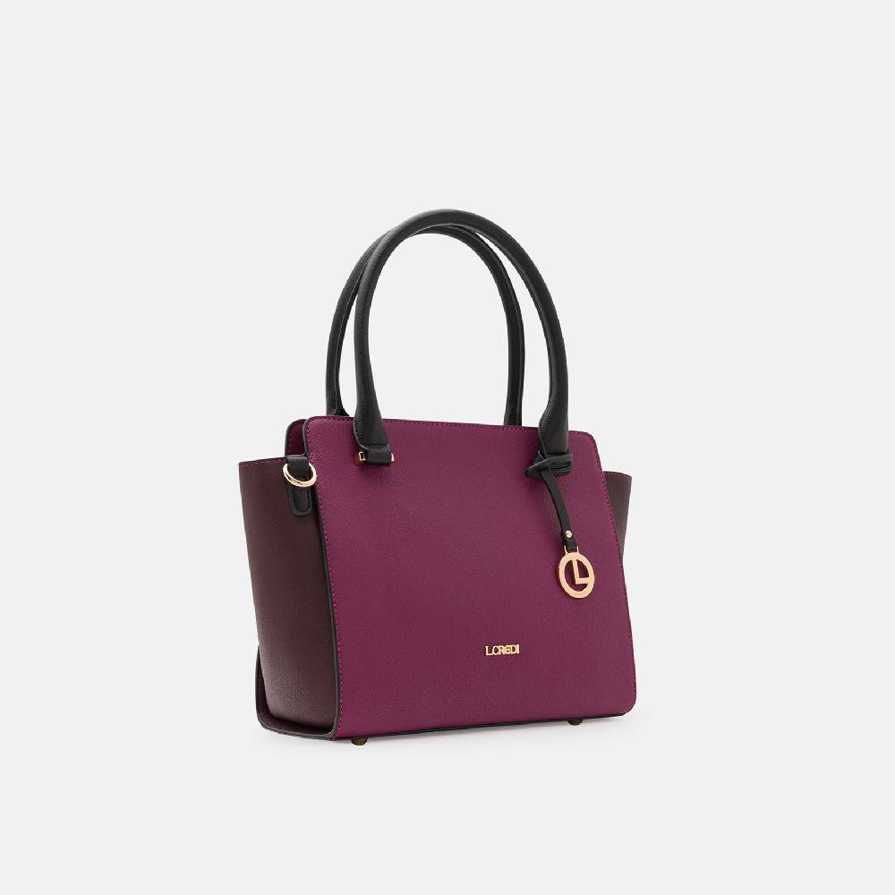 L. Credi Nora Henkeltasche plum Exklusive Angebote
