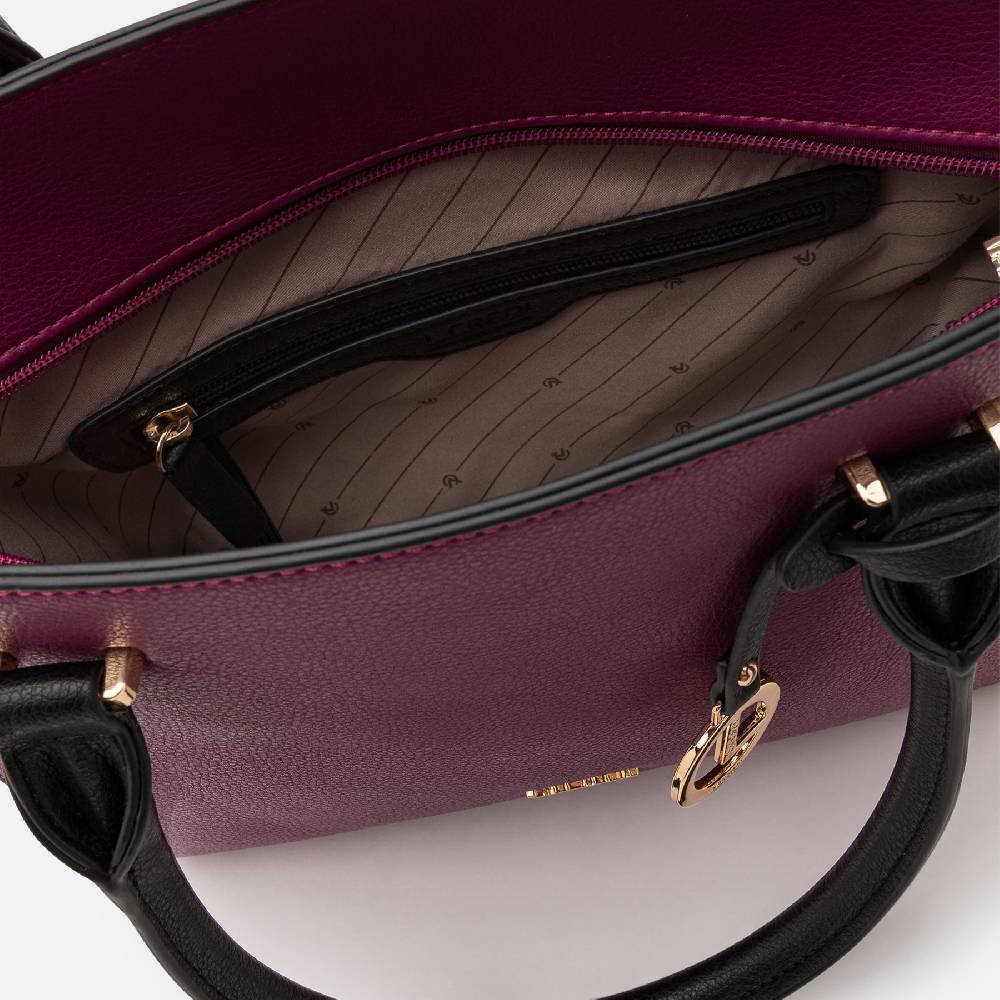 L. Credi Nora Henkeltasche plum Exklusive Angebote