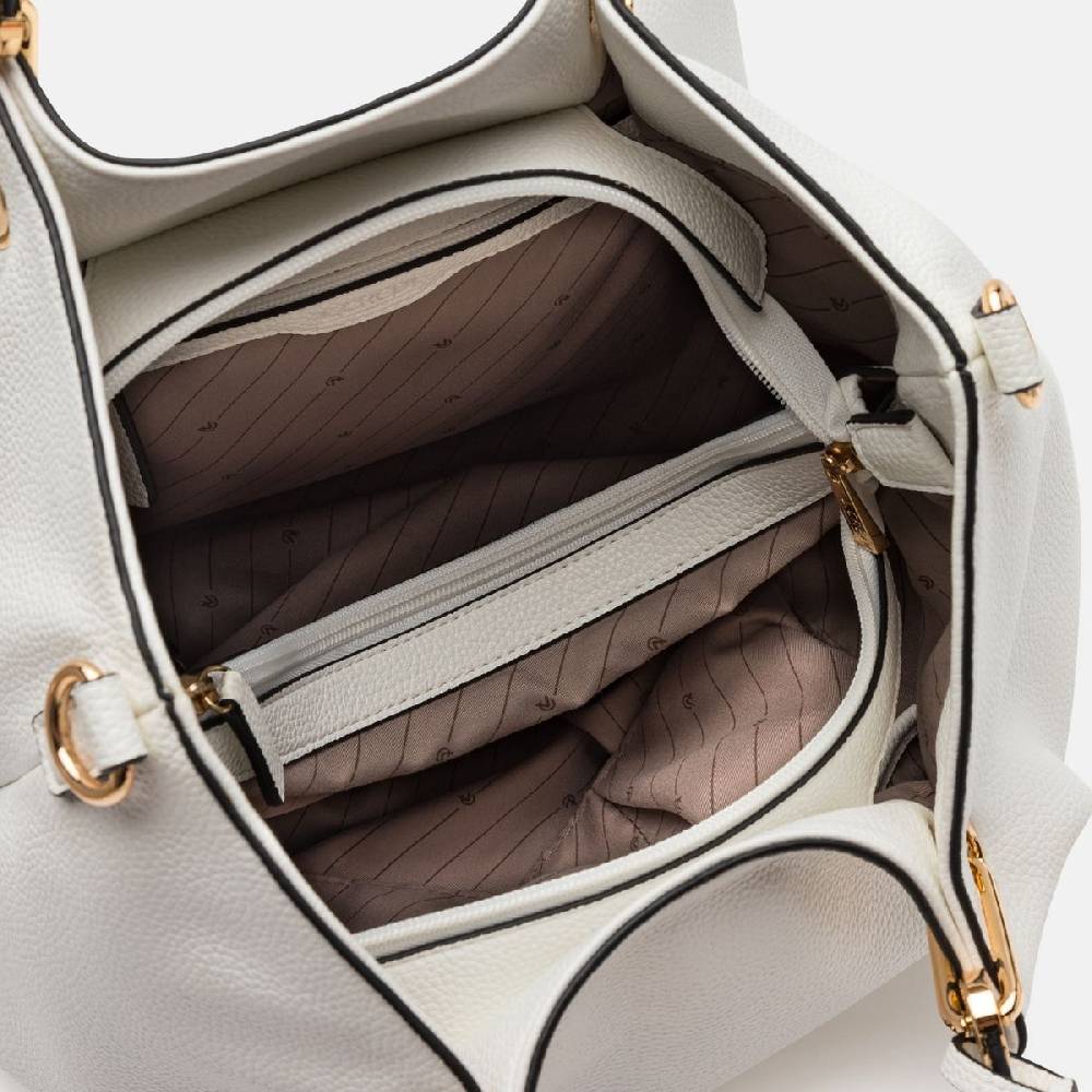 L. Credi Ebony Shopper weiss Nur für heute
