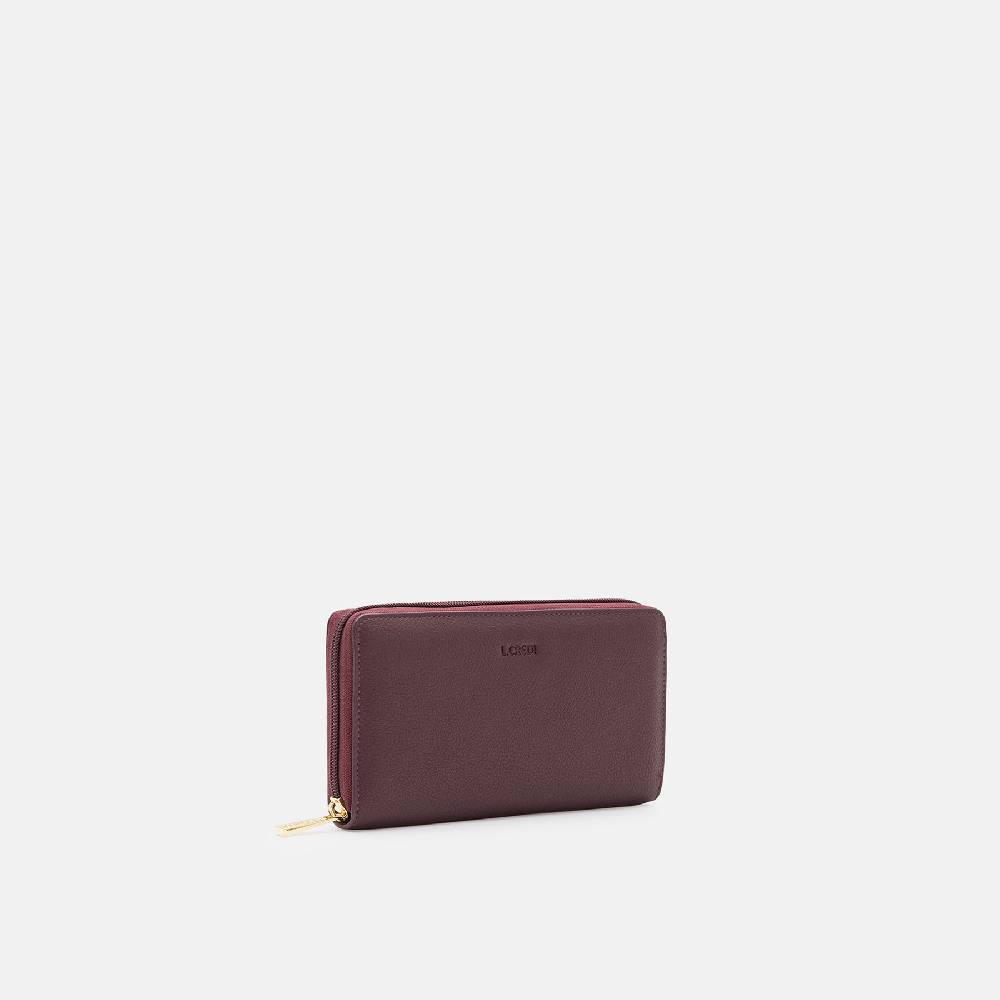 L. Credi Olga Portemonnaie Damen dark plum Rabatt