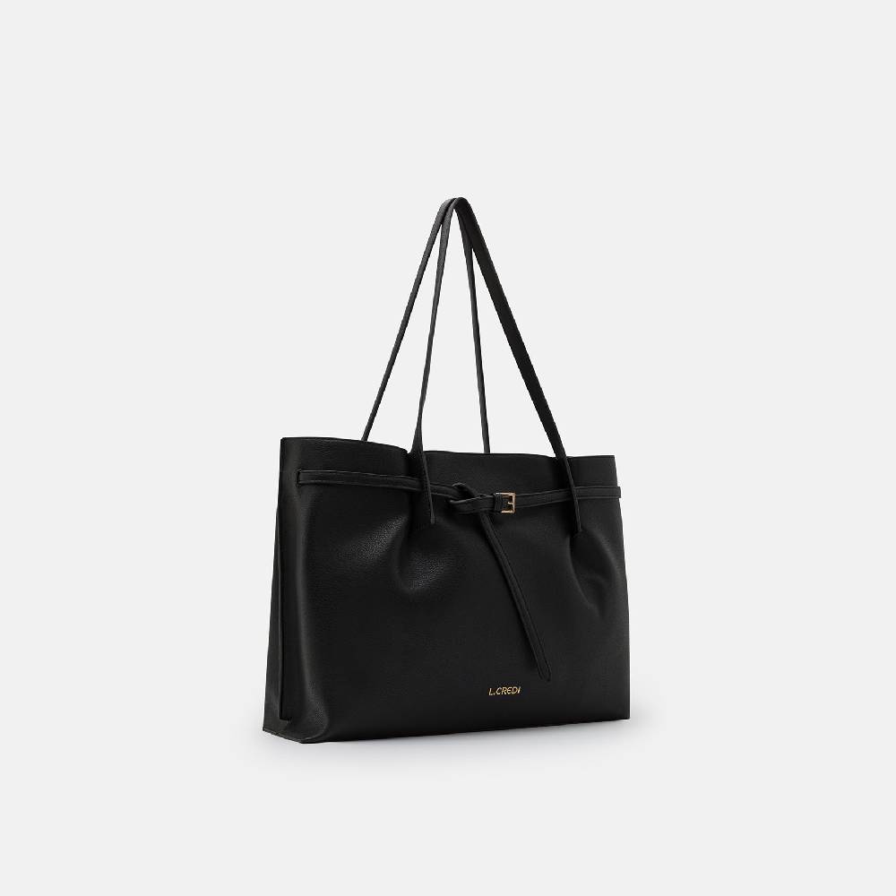 L. Credi Nieke Shopper schwarz Neueste Mode