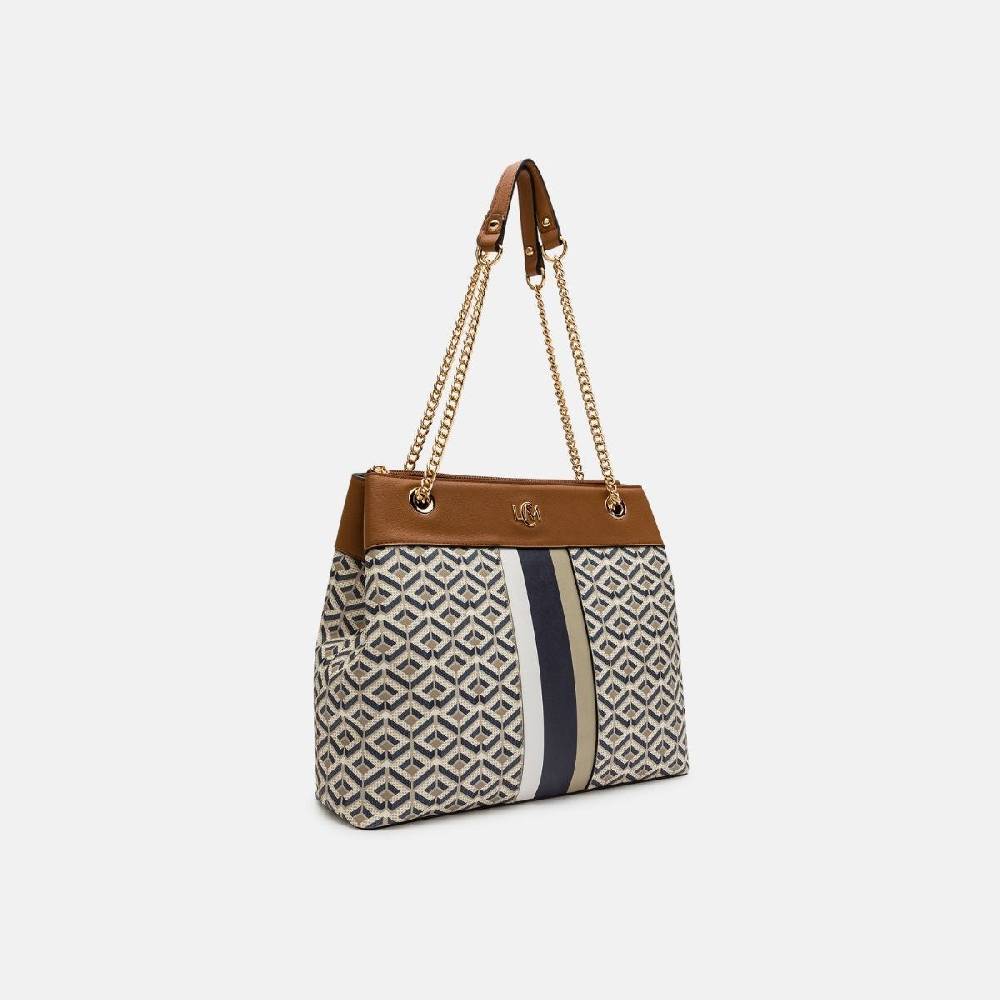 L. Credi Melina Hobo beige multi Saisonale Angebote