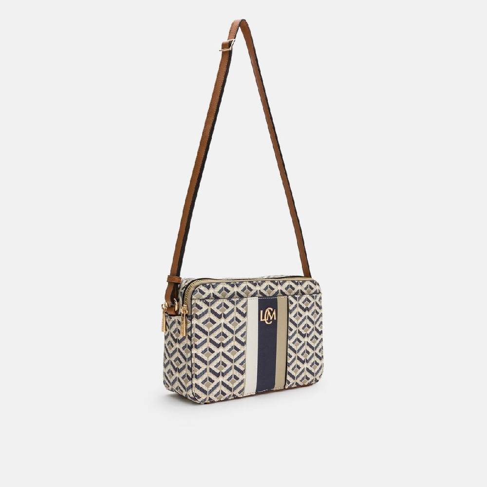 L. Credi Melina Umhängetasche beige multi Bis zu 50% Rabatt