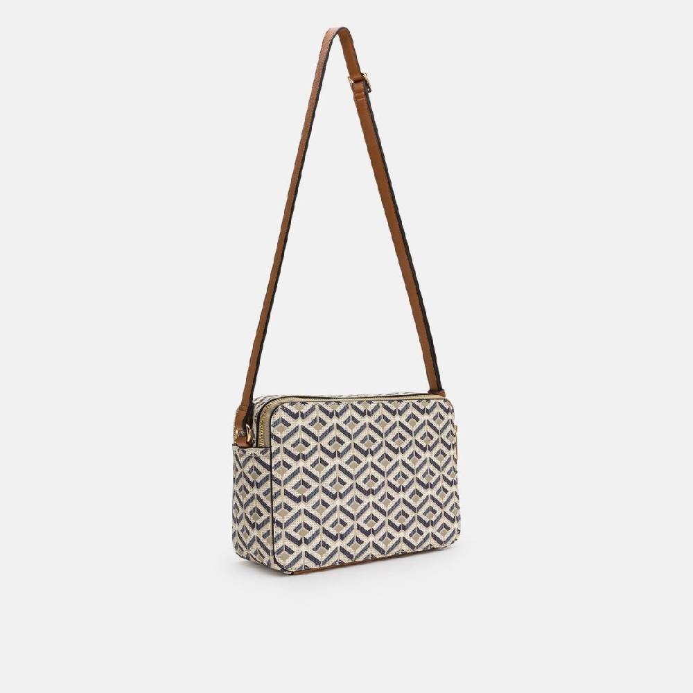 L. Credi Melina Umhängetasche beige multi Bis zu 50% Rabatt