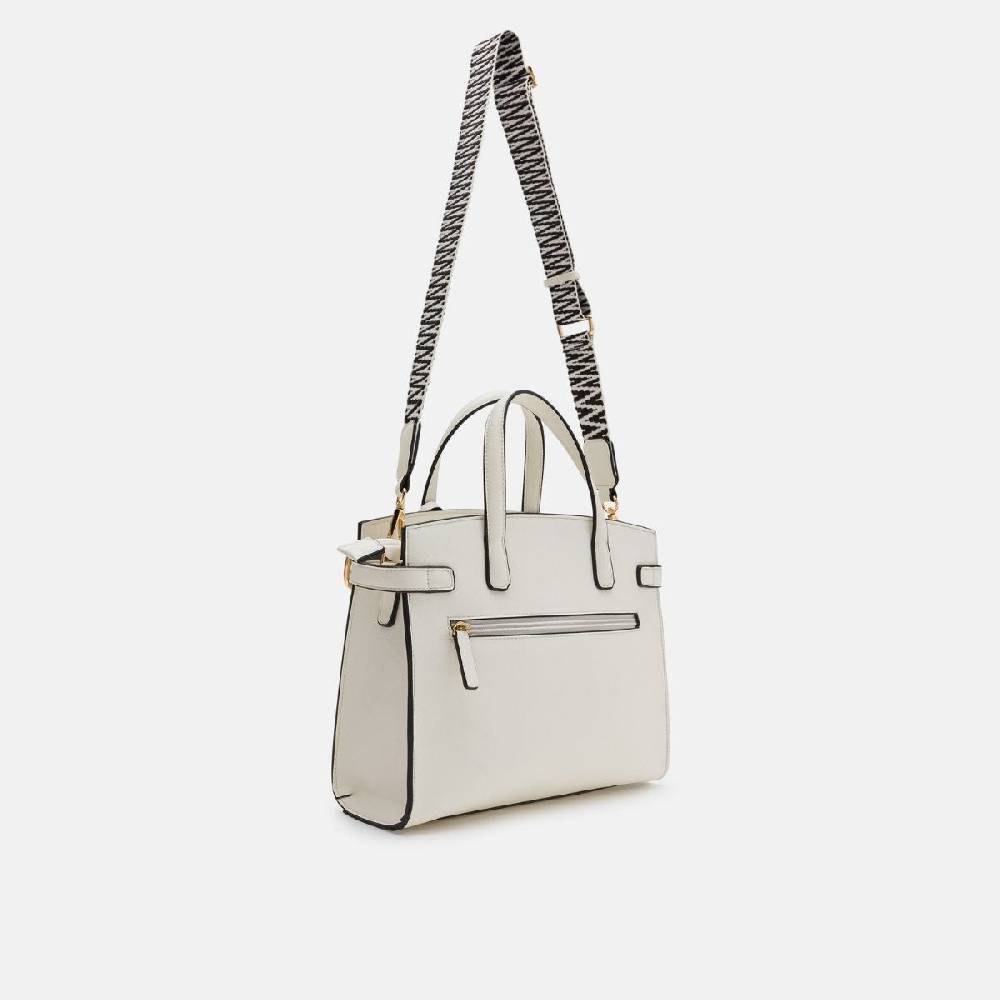 L. Credi Isante Henkeltasche weiss Bis zu 60% Rabatt