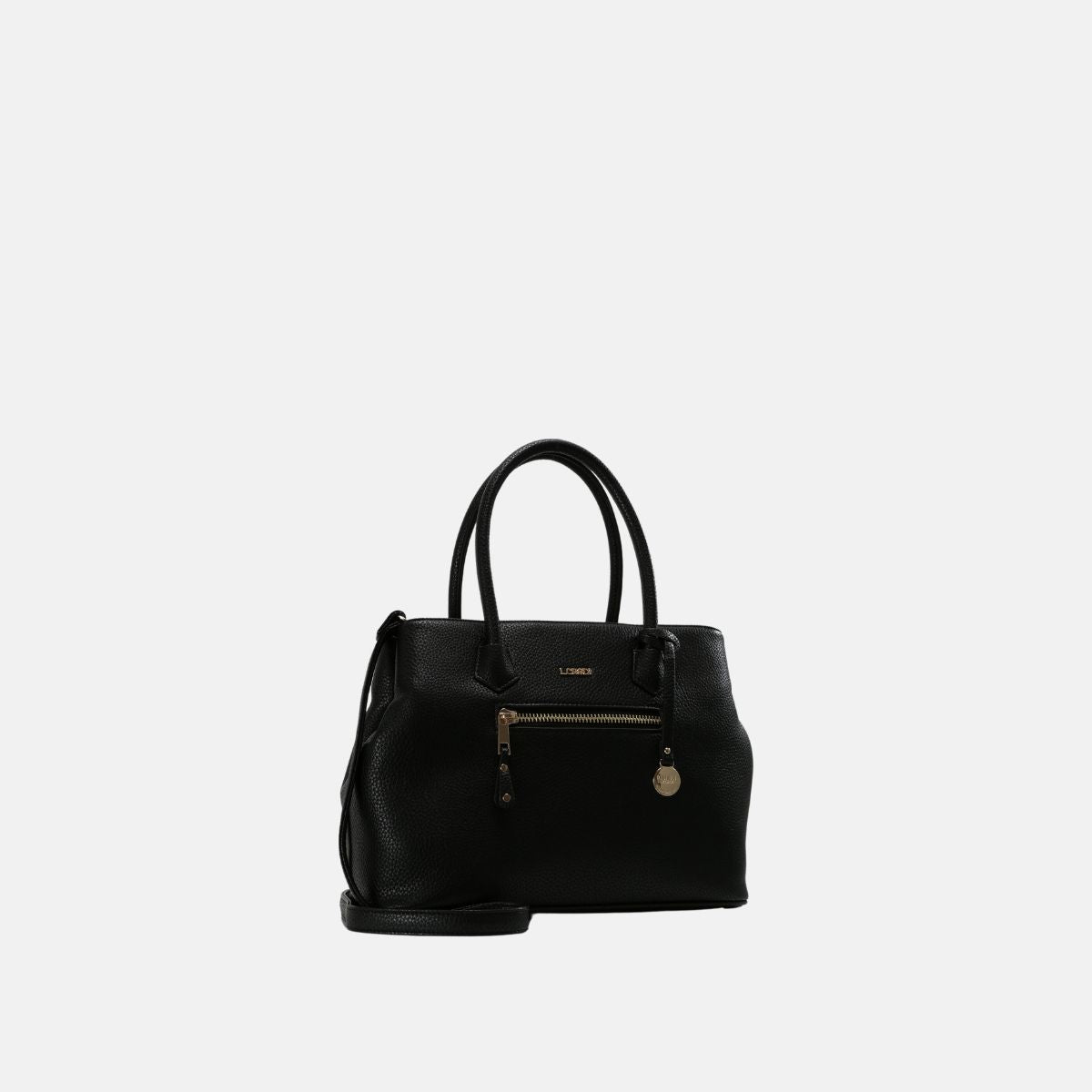 L. Credi Maxima Henkeltasche schwarz Nur noch ein Tag übrig