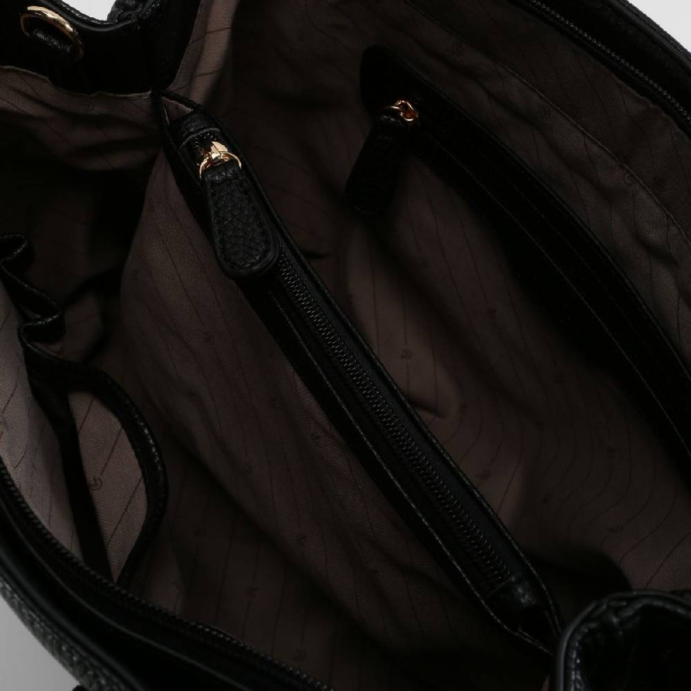 L. Credi Maxima Henkeltasche schwarz Nur noch ein Tag übrig
