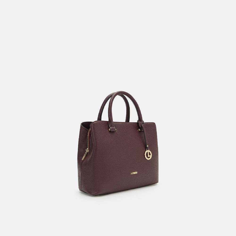 L. Credi Maxima Henkeltasche dark plum Black Friday Preise