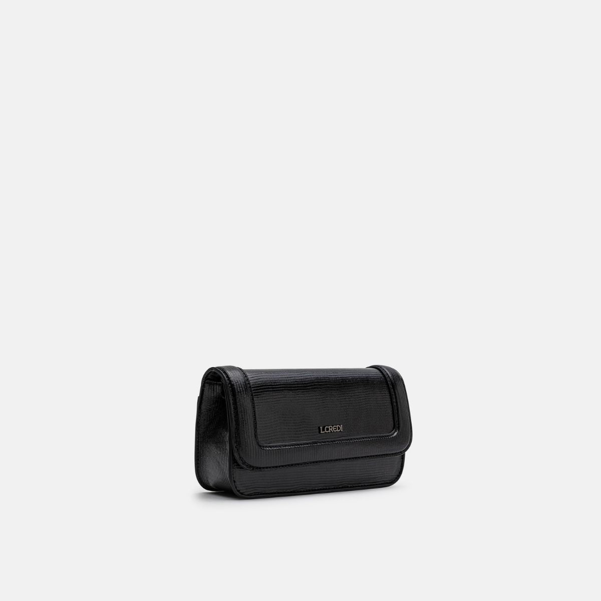 L. Credi Naimi Clutch schwarz Limitierter Zeitrabatt