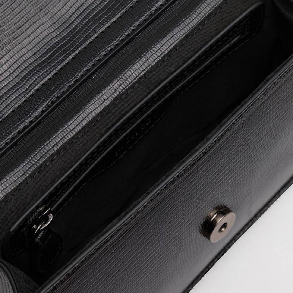 L. Credi Naimi Clutch schwarz Limitierter Zeitrabatt