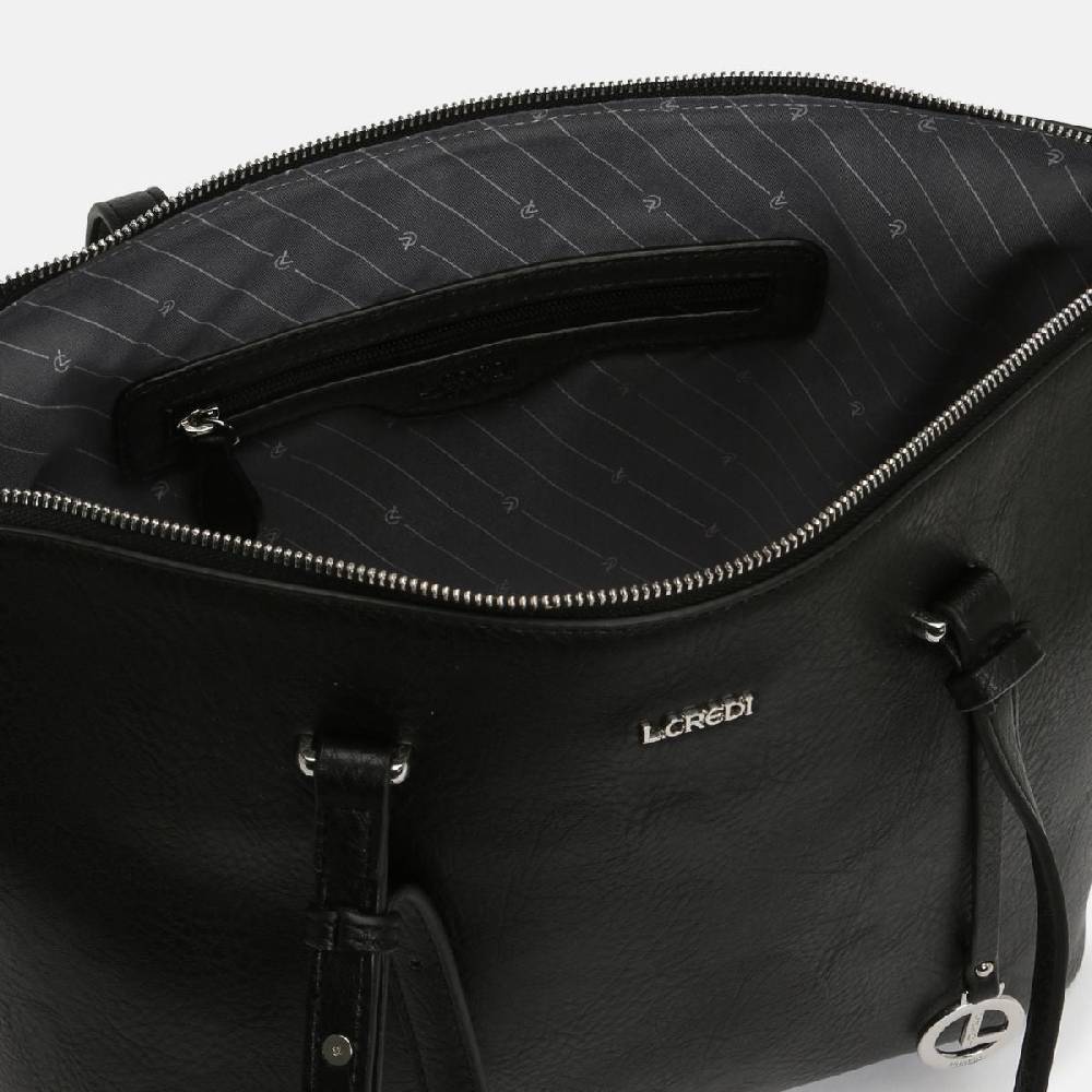 L. Credi Jana Shopper schwarz Versandkostenfrei