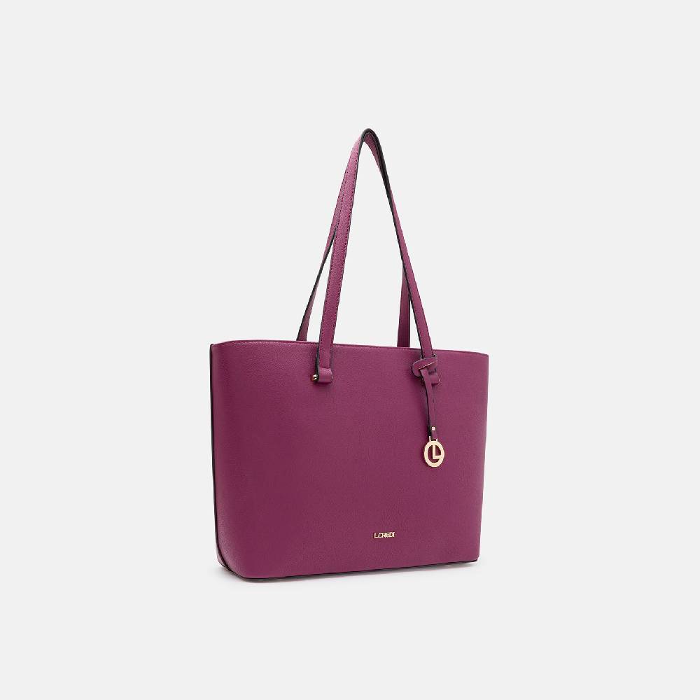 L. Credi Filippa Shopper plum Valentinstagsangebot
