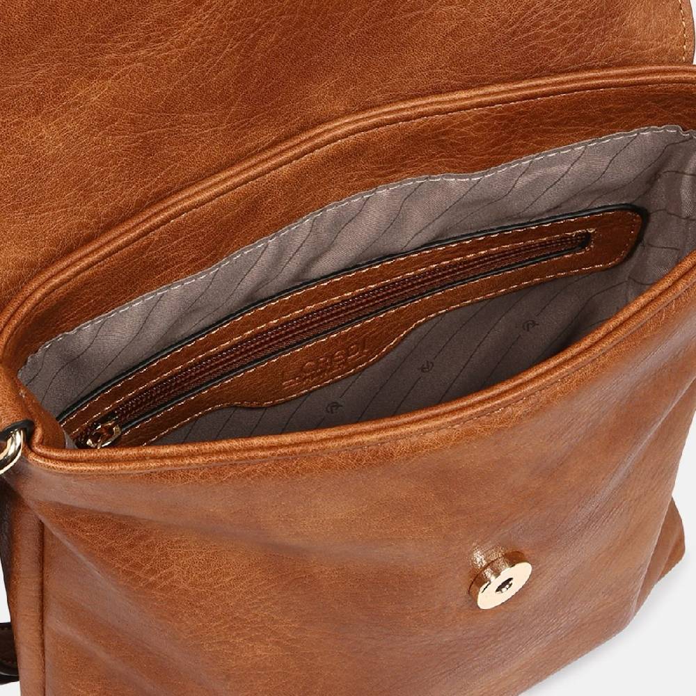 L. Credi Jana Umhängtasche cognac Blitzangebot
